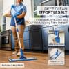 18 Pro Microfiber Hardwood Floor Mop - Cleans Floor in Seconds | Dust & Wet Mopping | Hardwood, Tile, Laminate & Vinyl with 3 Washable Pads, No Buckets Needed with Deluxe Household Mop view 3