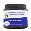 Zen Principle Coconut Activated Charcoal Powder. Whitens Teeth, Rejuvenates Skin and Hair, Supports Better Digestion. USA-Owned Producers, Free Scoop, 12 Oz view 1