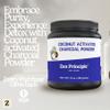 Zen Principle Coconut Activated Charcoal Powder. Whitens Teeth, Rejuvenates Skin and Hair, Supports Better Digestion. USA-Owned Producers, Free Scoop, 12 Oz view 4