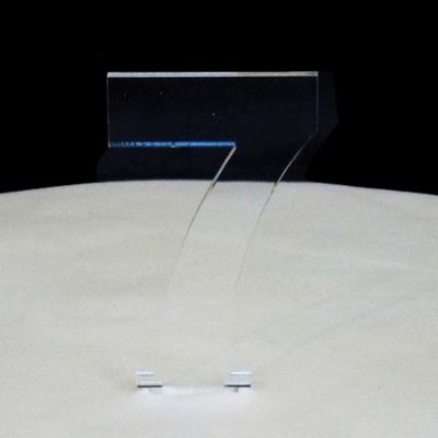 Number 7 Cake Topper Clear Acrylic Mirror (6cm number height/4cm spike)