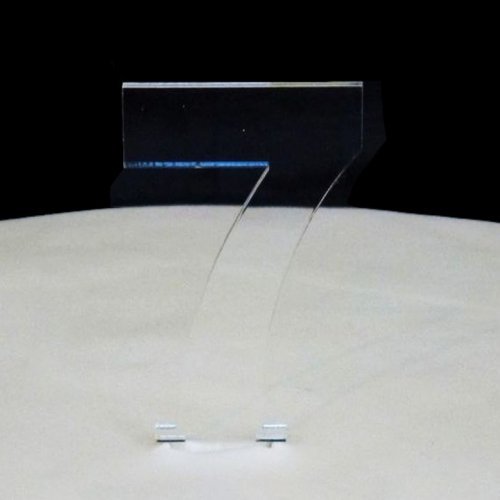 Number 7 Cake Topper Clear Acrylic Mirror (6cm number height/4cm spike)