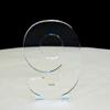 Number 9 Cake Topper Clear Acrylic Mirror (6cm number height/4cm spike) view 1