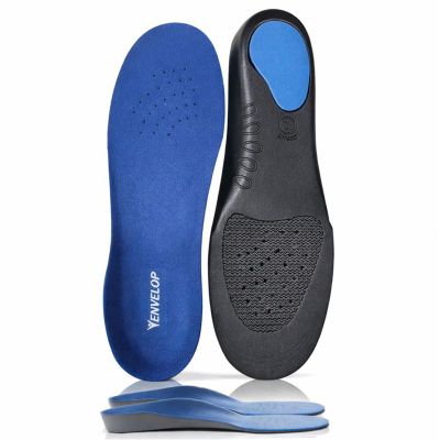 Envelop Ultra Thin Insoles for Men and Women - High Arch Support Insoles for Flat Feet & Plantar Fasciitis Pain Relief - Shoe Insert Orthotics for Plantar Fasciitis, Metatarsalgia, Heel Spurs