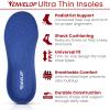 Envelop Ultra Thin Insoles for Men and Women - High Arch Support Insoles for Flat Feet & Plantar Fasciitis Pain Relief - Shoe Insert Orthotics for Plantar Fasciitis, Metatarsalgia, Heel Spurs view 2