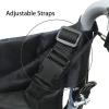 Tear-Resistant Oxford Wheelchair Bag to Hang on Back with Cup Umrella Holder Lightweight Rolattor Bags Large Wheelchair Backpacks Walker Bag Easy Release Install view 2