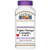 21st Century Enteric Coated Triple Omega Complex 3-6-9, Reflux Free, 90 Softgels - 2pc view 1