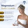 Health and Wisdom Magnesium Bath Crystals - Bath Salts with High Concentration & Enhanced Absorption for Muscle & Joint Relief - Dead Sea Sourced - Unscented - 14 lbs - Up to 113 Uses view 2