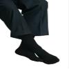 MAXAR Men's Trouser Support Socks (23-30 mmHg) Black, XXLarge, 3 Count view 1