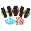 6PCS 10InchCloth Reusable Washable Menstrual Pads Sanitary Pads view 2