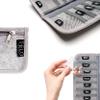 TeloTravel AM/PM Bi-Folding Pill Organizer + Supplement Case for OTC Medicine, Prescription + Vitamins - 14 Labeled Monday-Sunday Slide Lock Pouches, Grey Travel Pill Case view 3