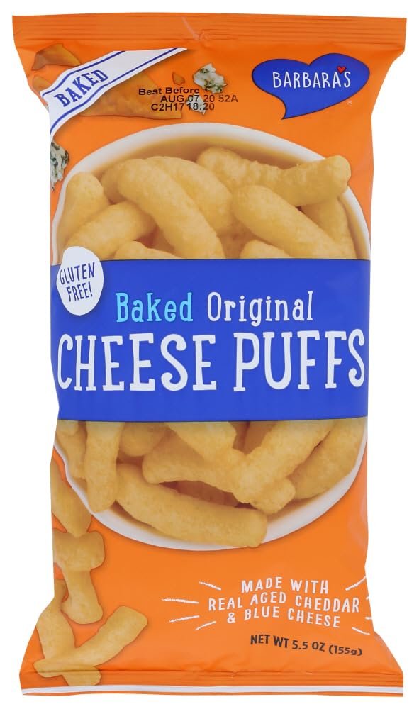 Barbara's Bakry Bakd riginal Chs Puffs - Cas f 12-5.5 z. - Bulk Buy