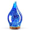 Porseme Oil Diffuser 3D Glass Aromatherapy Ultrasonic Humidifier, Air Refresh Auto Shut-Off, Timer Setting, BPA Free for Home Hotel Yoga Leisure SPA Gift 150ml Last 6H view 1