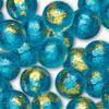 World Globe Premium Chocolate Earth Balls Wrapped in Shiny Earth Colored Foil - 1 LB view 1