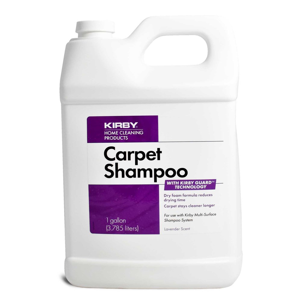 Kirby Carpet Shampoo, 1 Gallon  Lavender Scent, Deep Cleaning Solution for Home & Pet Stains