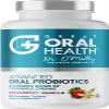 Oral Probiotics for Mouth Bad Breath Treatment for Adults; Dentist Formulated Dental Probiotics for Teeth and Gums, Chronic Halitosis with BLIS K12 M18, Chewable Oral Health Tablets Strawberry Vanilla view 1