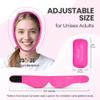 LotFancy Face Ice Pack Wrap with 4 Reusable Hot Cold Therapy Gel Packs, Pain Relief for TMJ, Wisdom Teeth, TMD, Oral and Facial Surgery, Dental Implants, Pink view 2