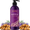 Lavender Massage Oil for Couples Relaxation - Non Greasy Non Staining Irresistibly Silky Full Body Massage Oil for Massage Therapy with Lavender Essential Oil - Therapeutic Grade Non GMO and Vegan view 1