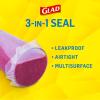 Glad Press'N Seal Plastic Food Wrap, 100 Square Foot Roll, Pack of 3, (Package May Vary) view 2