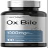 Horbach Ox Bile Supplement | 1000mg | 100 Capsules | Digestive Enzymes Supplement | Non-GMO & Gluten Free view 1