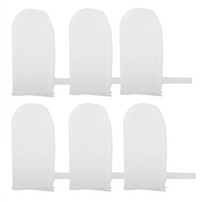 Garosa Cotton Gauze Finger Brush for Baby Oral Care  6-Pack Washable Reusable Infant Toothbrush for Teeth, Gums & Tongue Cleaning
