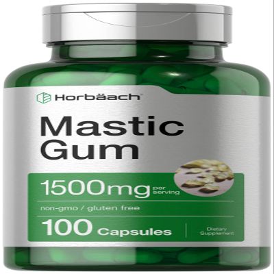 Horbach Mastic Gum | 1500mg | 100 Capsules | Non-GMO & Gluten Free Supplement
