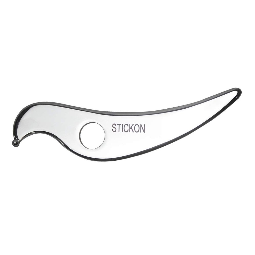 Stainless Steel Gua Sha Scraping Massage Tool - STICKON IASTM Tools Great Soft Tissue Mobilization Tool (B1 Shape)