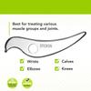 Stainless Steel Gua Sha Scraping Massage Tool - STICKON IASTM Tools Great Soft Tissue Mobilization Tool (B1 Shape) view 4