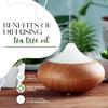 Tea Tree Essential Oil  32 fl oz (1 Quart)  100% Pure & Undiluted  Steam-Distilled Melaleuca  Bulk Size for Aromatherapy, Cleaning, DIY, and Candle Making  Aluminum Bottle  GreenHealth view 4