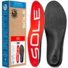 SOLE Active Medium Insoles - Custom Moldable Orthotic Support for Any Arch Type, Plantar Fasciitis Relief - Mens 8/Womens 10, 1 Pair view 1