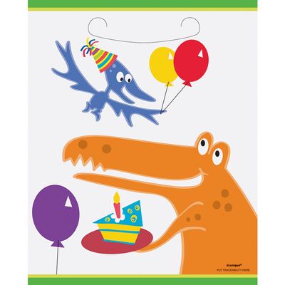 Dinosaur Party Favor Bags, 8ct