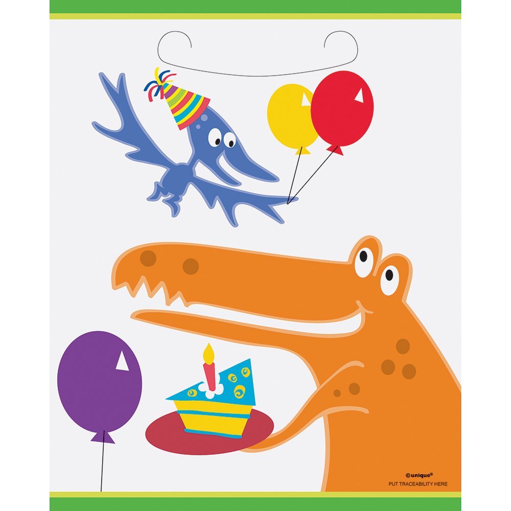 Dinosaur Party Favor Bags, 8ct