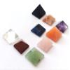 Genius Gemstone Lot of 9 Multi Crystal Mini Pyramid Wellness Healing Psychic Energy Reiki Positive Feng Shui Energy Home Office Gift Metaphysical Bagua Vaastu view 3