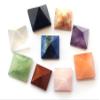 Genius Gemstone Lot of 9 Multi Crystal Mini Pyramid Wellness Healing Psychic Energy Reiki Positive Feng Shui Energy Home Office Gift Metaphysical Bagua Vaastu view 4