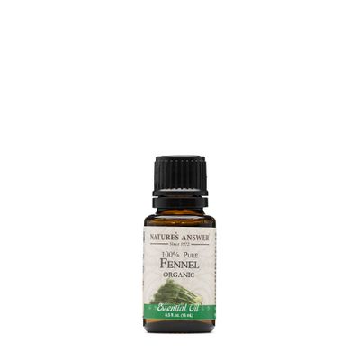 Natures Answer USDA Organic Sweet Fennel Essential Oil, 100% Pure, Natural Aromatherapy Oil for Diffuser/Humidifier, Steam Distilled 0.5 fl oz. (15ml), Made in USA