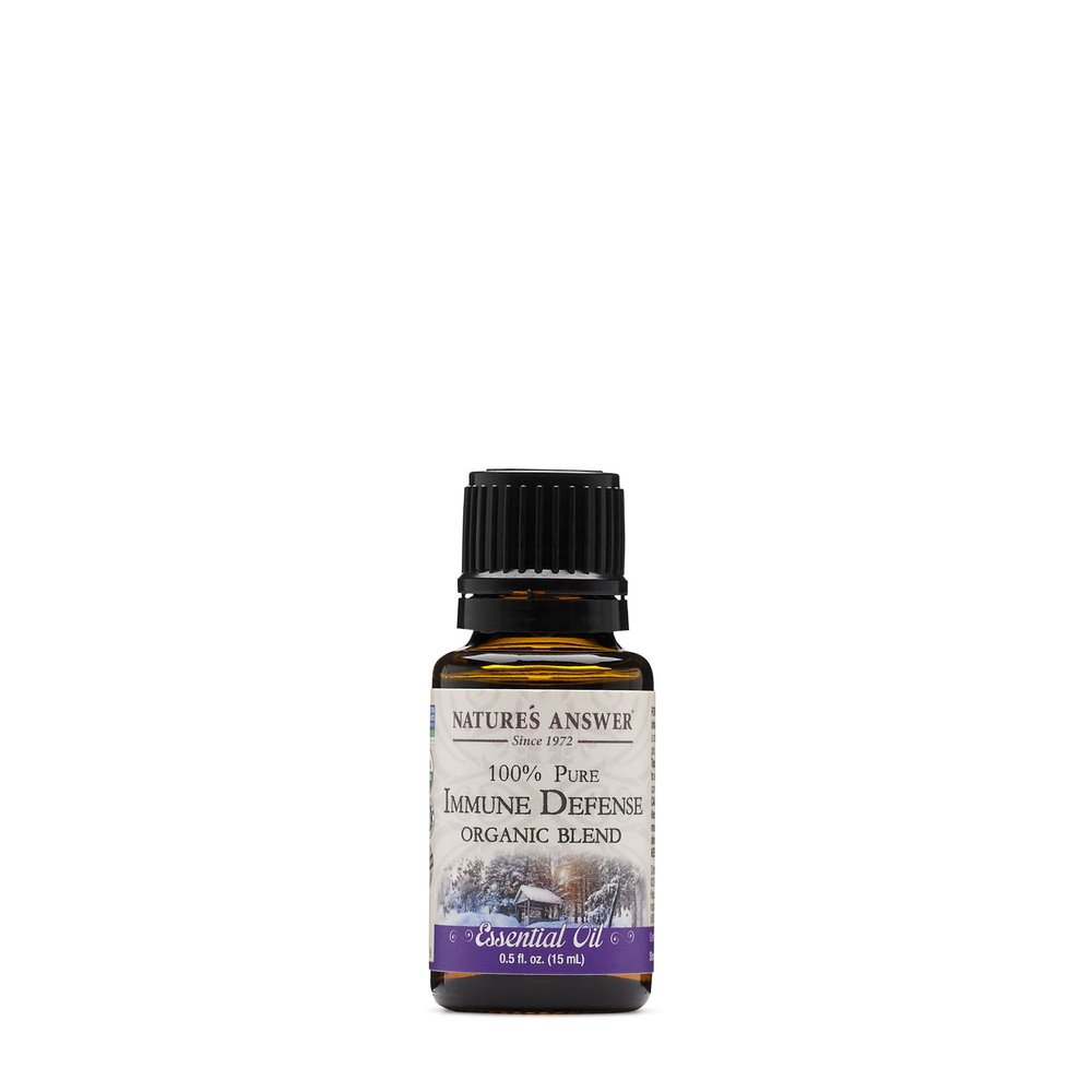 Nature's Answer 100% Pure Organic Essential Oil Blend, 0.5-Ounce, Aroma Defense