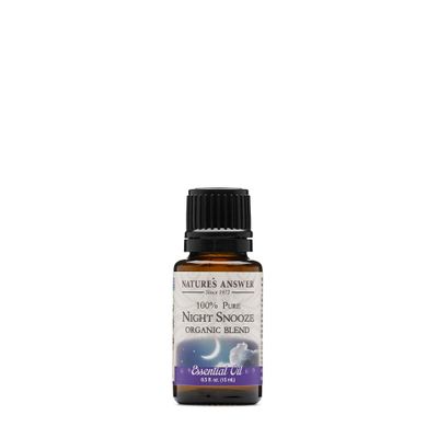 Nature's Answer 100% Pure Organic Essential Oil Blend, 0.5-Ounce, Night Snooze