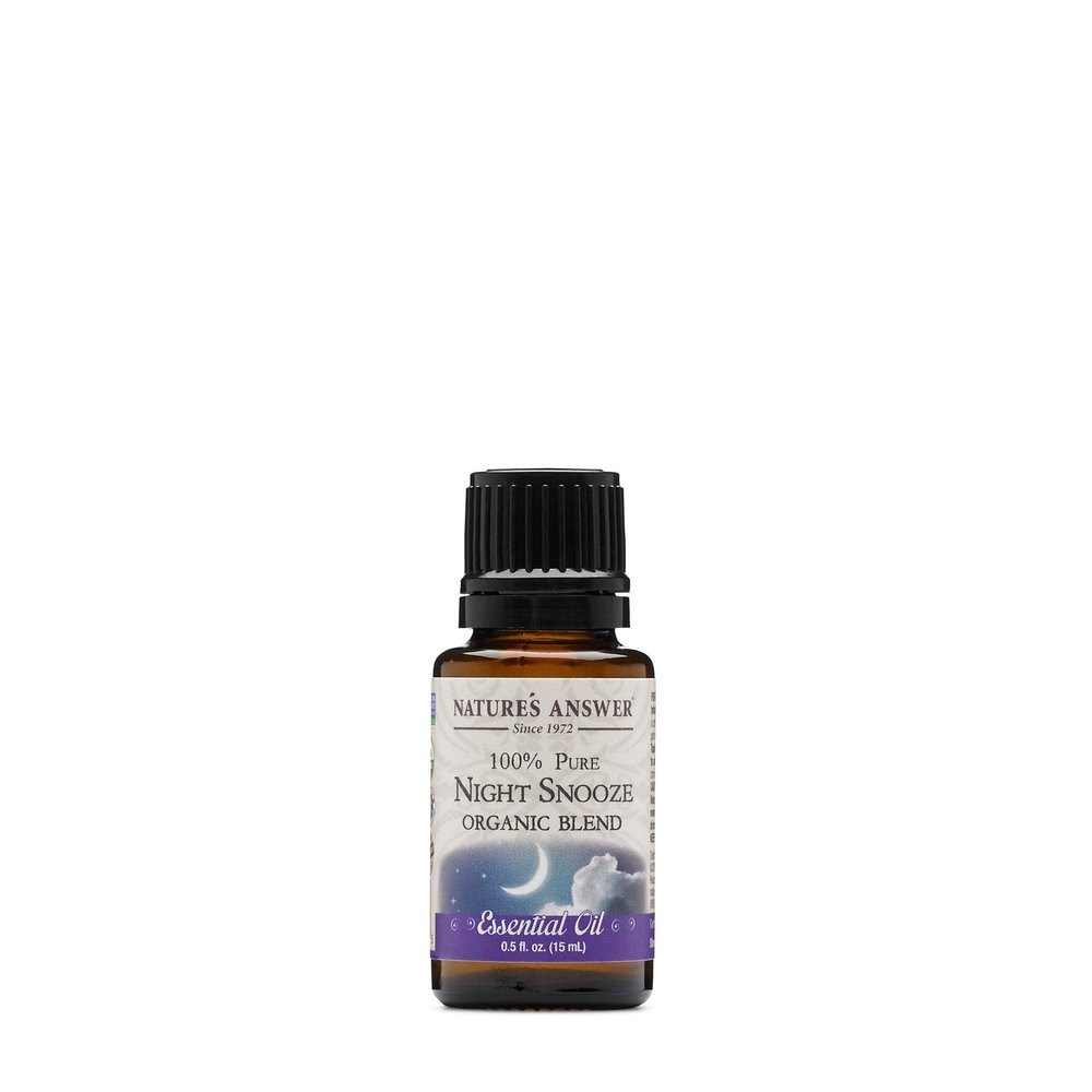 Nature's Answer 100% Pure Organic Essential Oil Blend, 0.5-Ounce, Night Snooze
