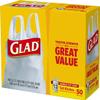 Glad 13 Gal. Tall Kitchen Handle-Tie Bags 50 ct (Pack of 4) view 3