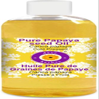 Deve Herbes Pure Papaya Seed Oil (Carica Papaya) Cold Pressed 200ml (6.76 oz)