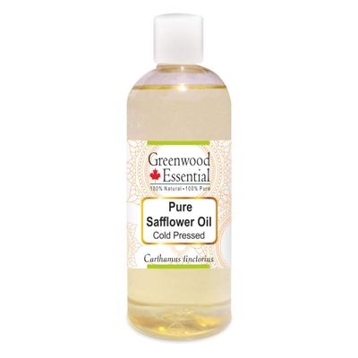 Deve Herbes Pure Safflower Oil (Carthamus tinctorius) Cold Pressed 200ml (6.76 oz)