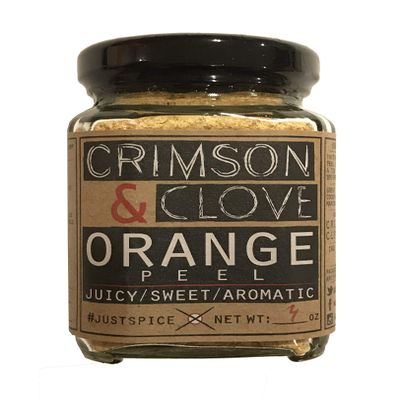 Finely Granulated Orange Peel By Crimson and Clove (3.0 Oz.)