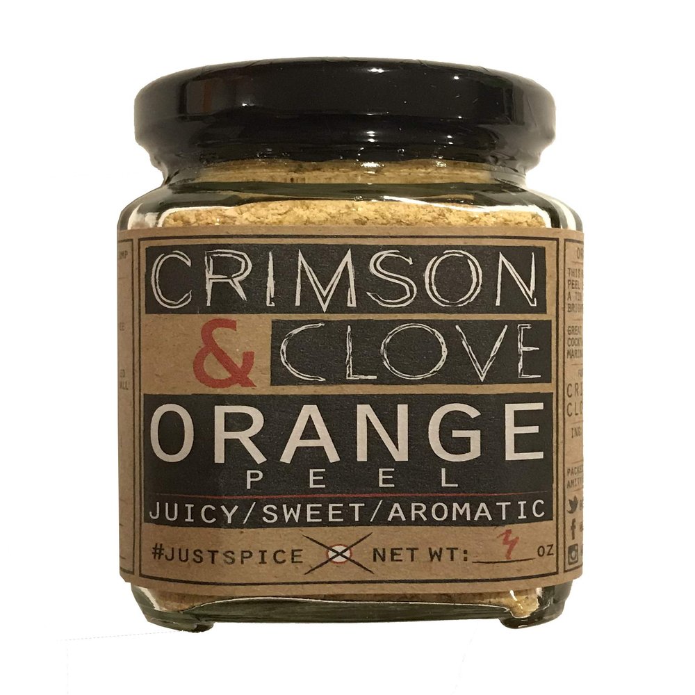 Finely Granulated Orange Peel By Crimson and Clove (3.0 Oz.)