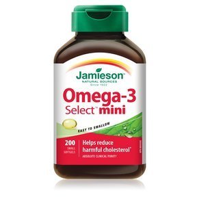 Jamieson Omega-3 Select Mini 300 mg, 200 Small softgels