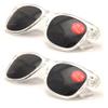 V.W.E. Clear Bifocal Outdoor Reading Sunglasses - Comfortable Stylish Simple Readers (2 Pair, 1.00) view 1