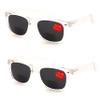 V.W.E. Clear Bifocal Outdoor Reading Sunglasses - Comfortable Stylish Simple Readers (2 Pair, 1.00) view 2