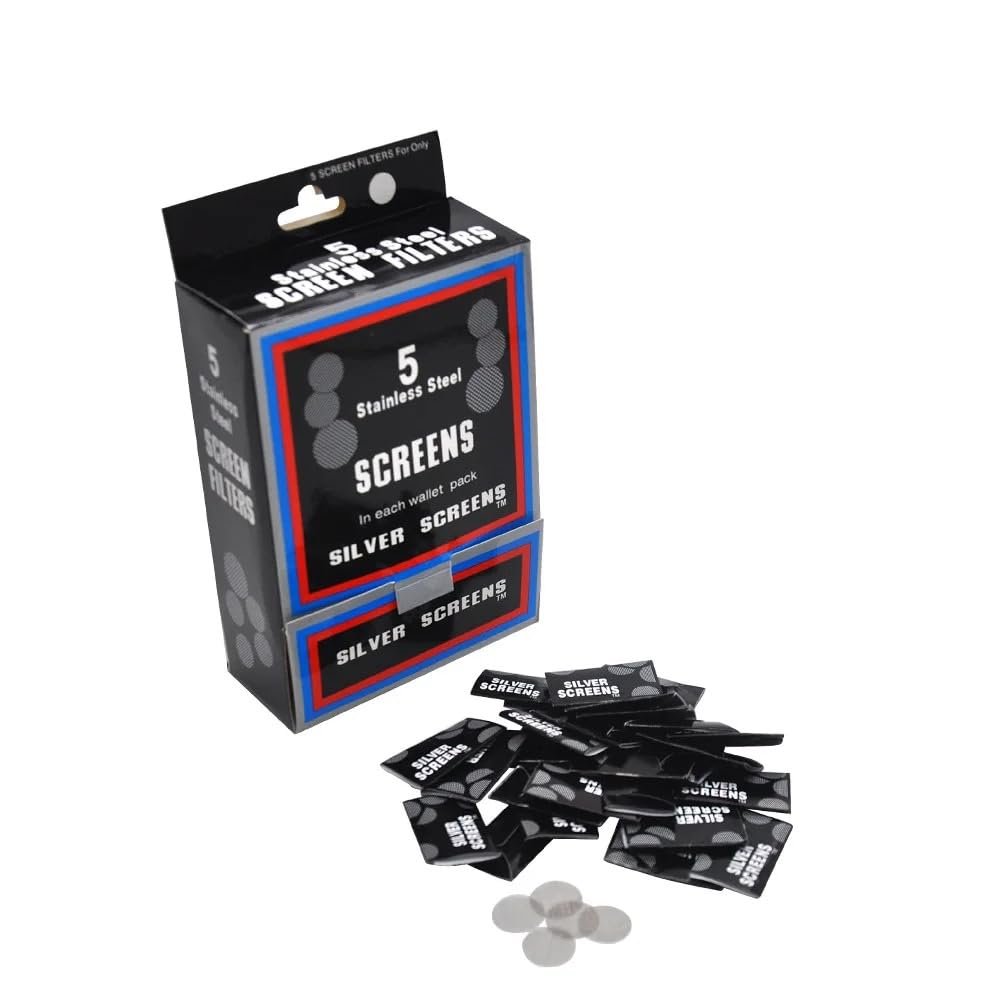 500 Premium Silver Screens Tobbacco Pipe Filters