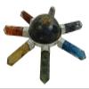 HARMONIZE Multistone 7 Points Pyramid Energy Generator Spiritual Reiki Healing Crystal view 1