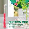 GUM Monsterz Children and Toddler Toothbrush, Soft Bristled Kids Toothbrush with Suction Cup, for Ages 2+, 2 Count(Pack of 6) view 3