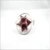 Jet Lepidolite Spinning Star Merkaba Pendant 1 inch Crystal Therapy Chakra Balancing Treatment Healing Stress Relief Enhances; Awareness visualization. view 1