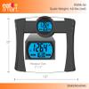 Eat Smart Precision CalPal Digtal Bathroom Scale with BMI and Calorie Intake, 440 Pound Capacity view 2